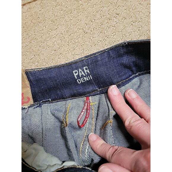 Vintage Rare Parasuco Denim Legend Jeans Womens 11 Blue Stretch Bohemian Italy - Picture 10 of 14